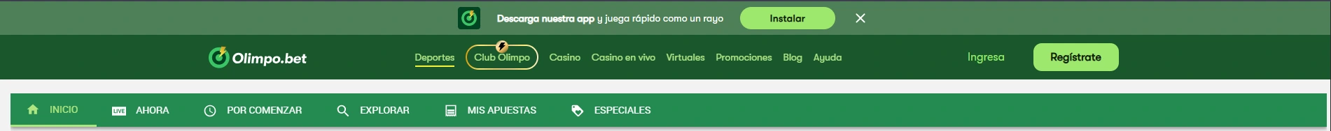 Descargar olimpo bet.
